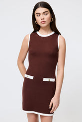 FRENCH CONNECTION RUTHIE KNIT SHIFT MINI DRESS